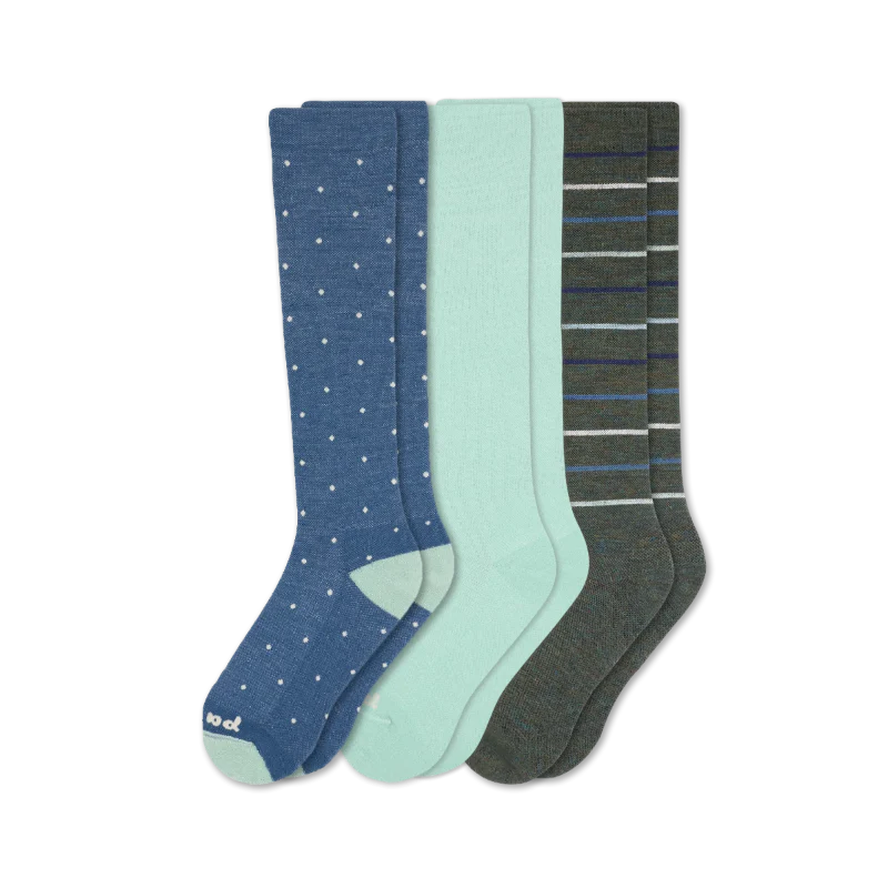 3 Pack - Women's Compression Socks - Image 132