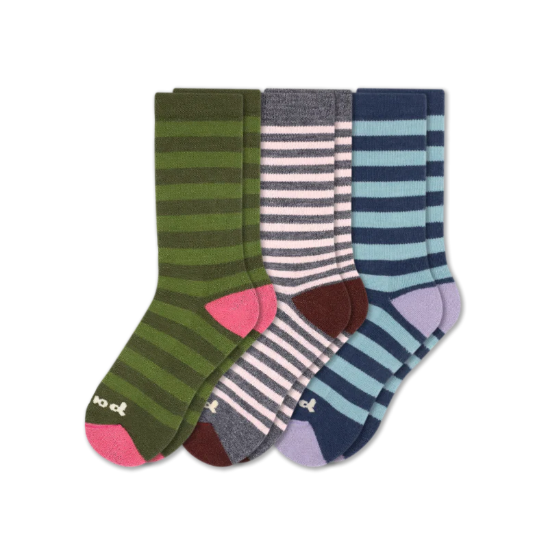 3 Pack - Women's Crew Pacas Socks - Image 111