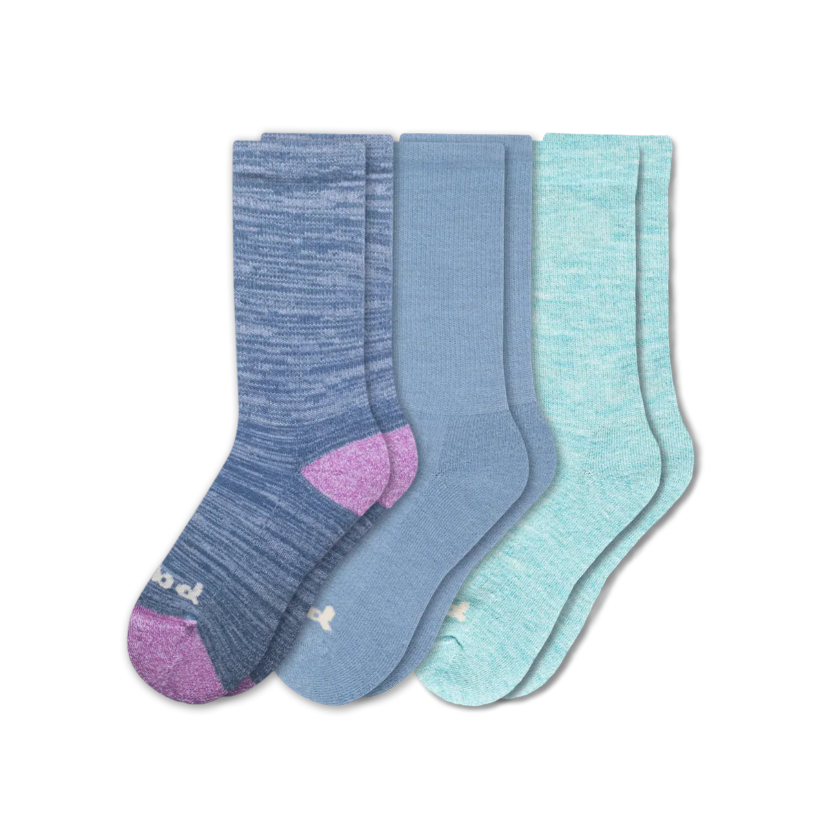 3 Pack - Women's Crew Pacas Socks - Image 128
