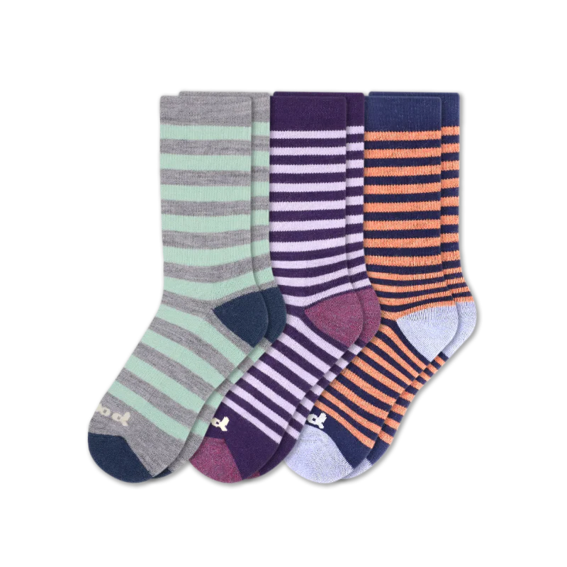 3 Pack - Women's Crew Pacas Socks - Image 132
