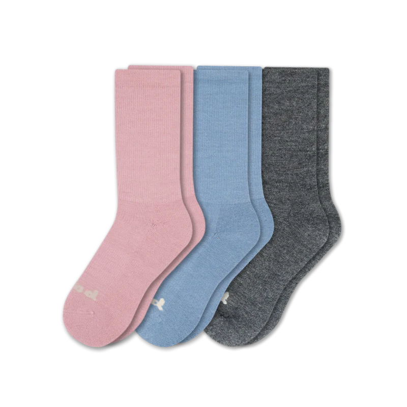 3 Pack - Women's Crew Pacas Socks - Image 138