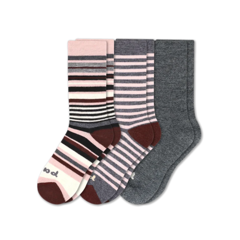 3 Pack - Women's Crew Pacas Socks - Image 14