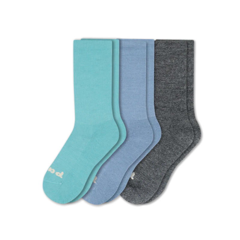 3 Pack - Women's Crew Pacas Socks - Image 143