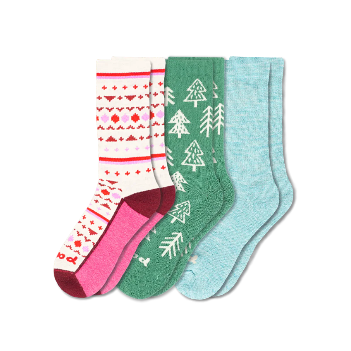3 Pack - Women's Crew Pacas Socks - Image 158