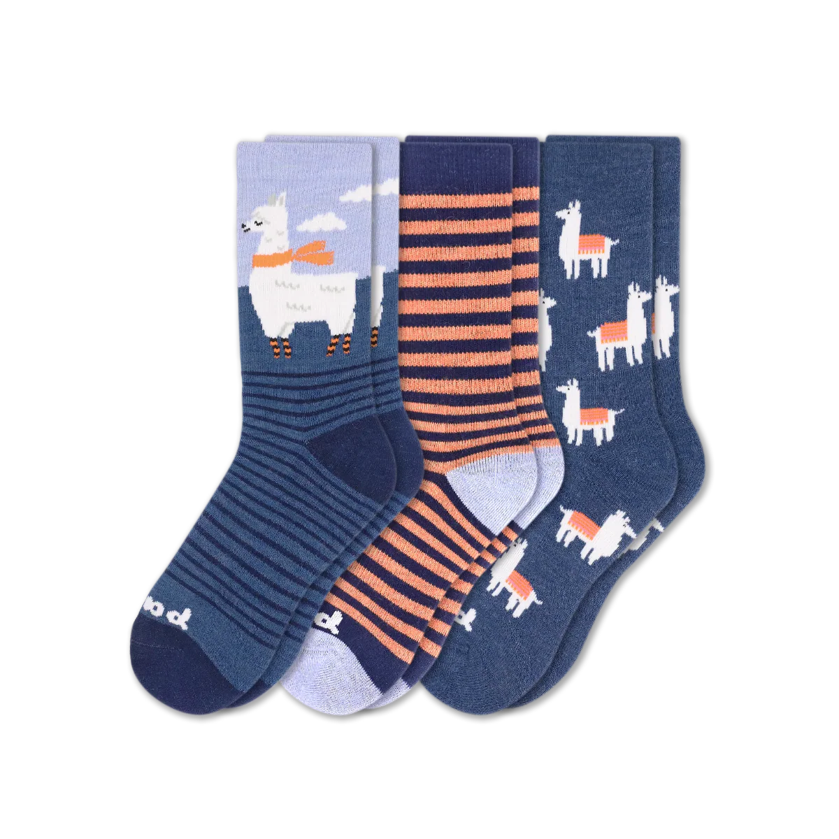 3 Pack - Women's Crew Pacas Socks - Image 174