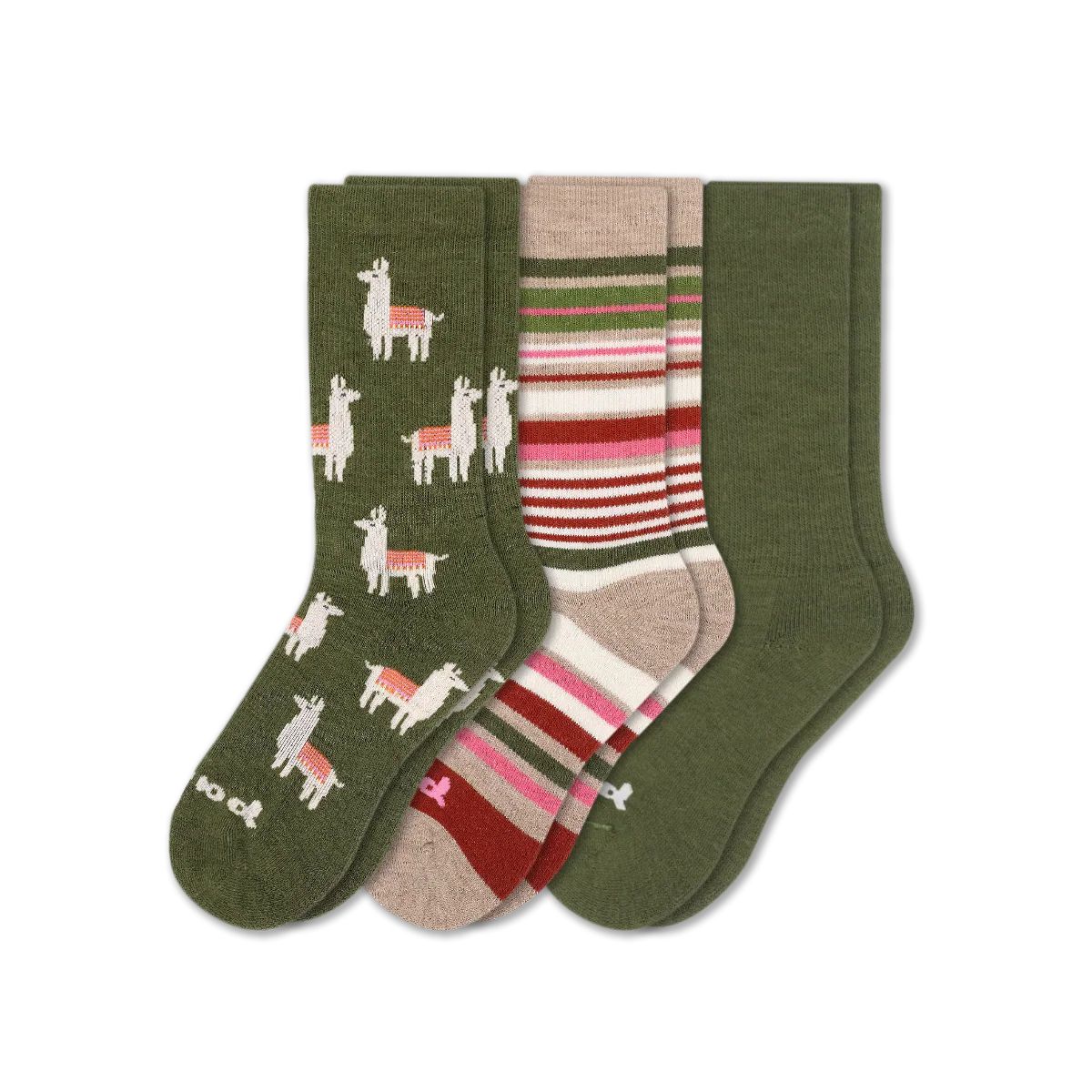 3 Pack - Women's Crew Pacas Socks - Image 177