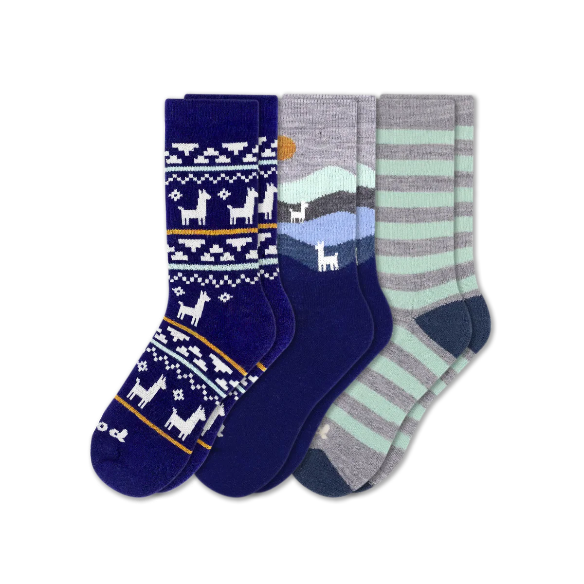 3 Pack - Women's Crew Pacas Socks - Image 180
