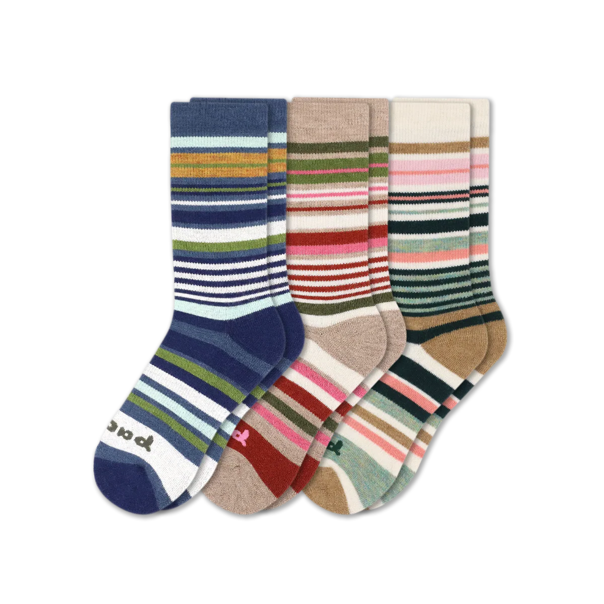 3 Pack - Women's Crew Pacas Socks - Image 184