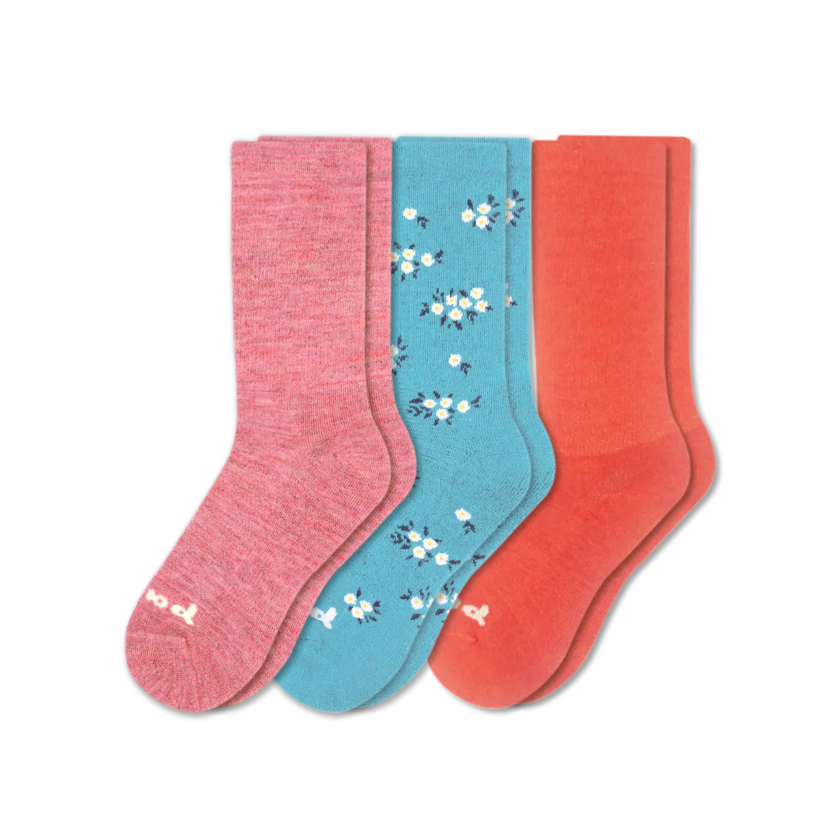 3 Pack - Women's Crew Pacas Socks - Image 191
