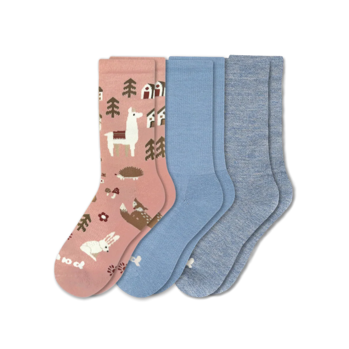 3 Pack - Women's Crew Pacas Socks - Image 199