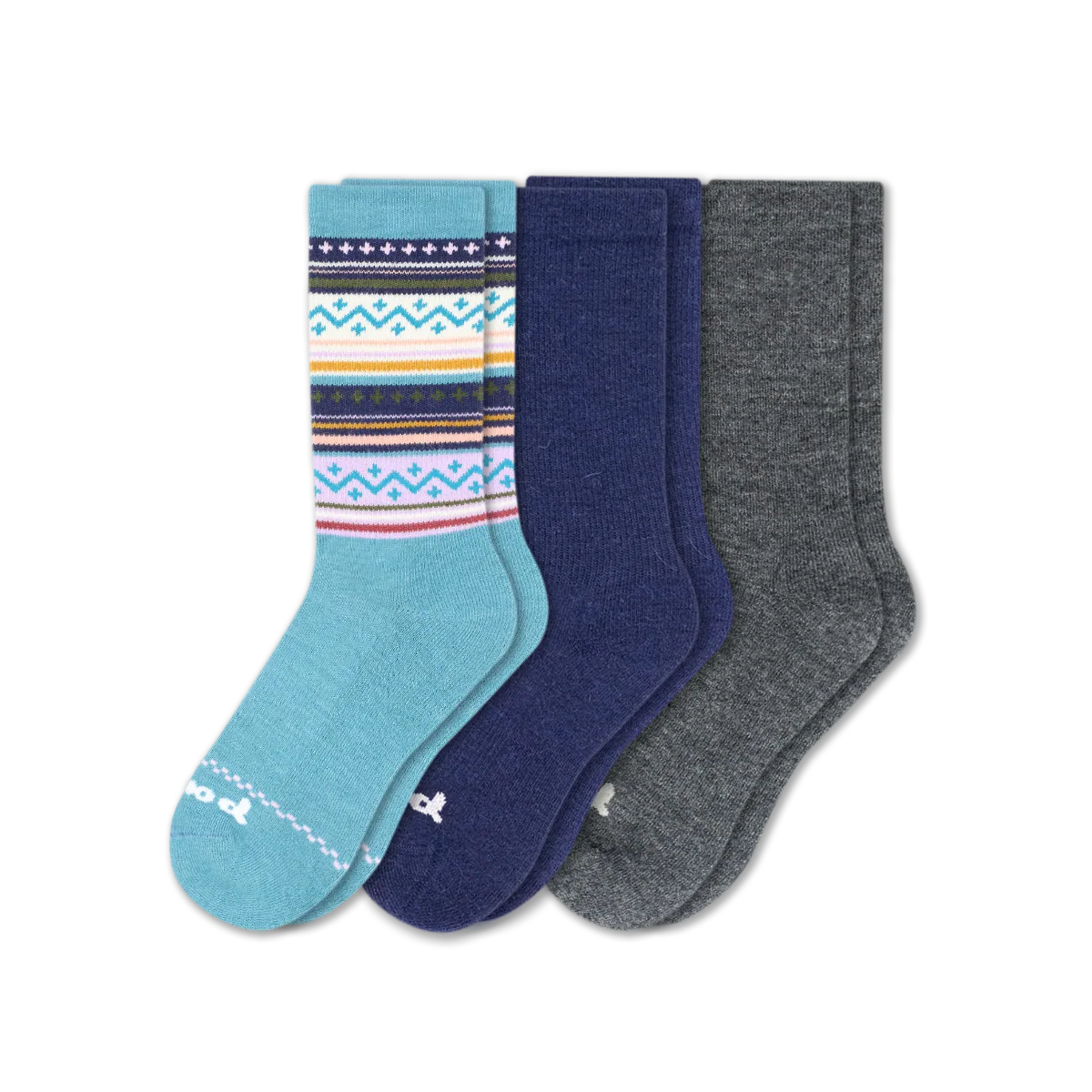 3 Pack - Women's Crew Pacas Socks - Image 200