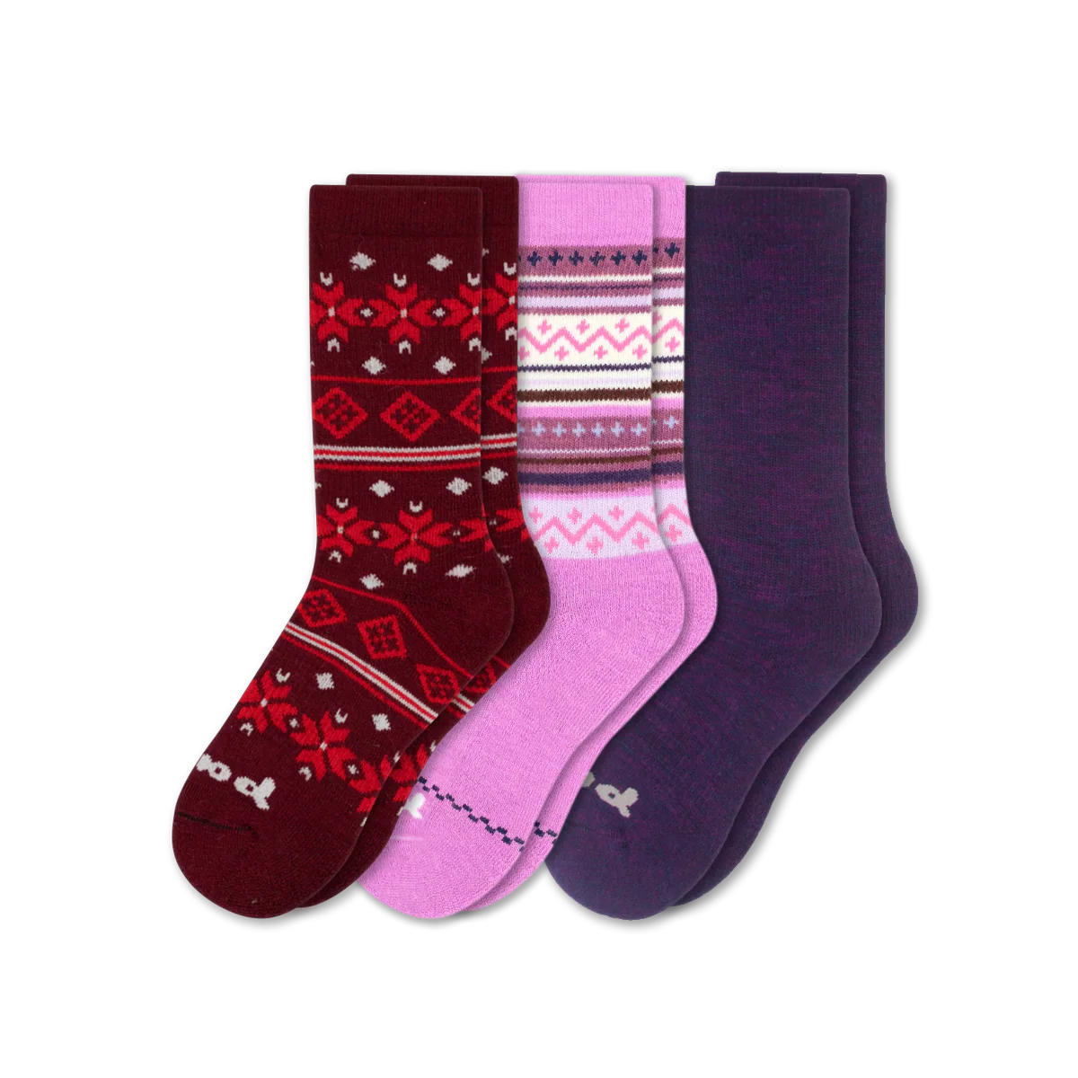 3 Pack - Women's Crew Pacas Socks - Image 201