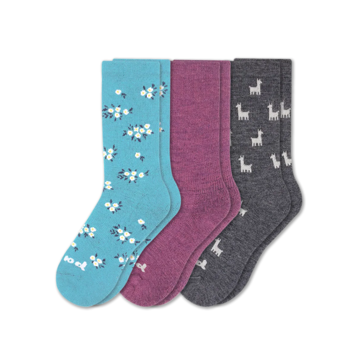 3 Pack - Women's Crew Pacas Socks - Image 204