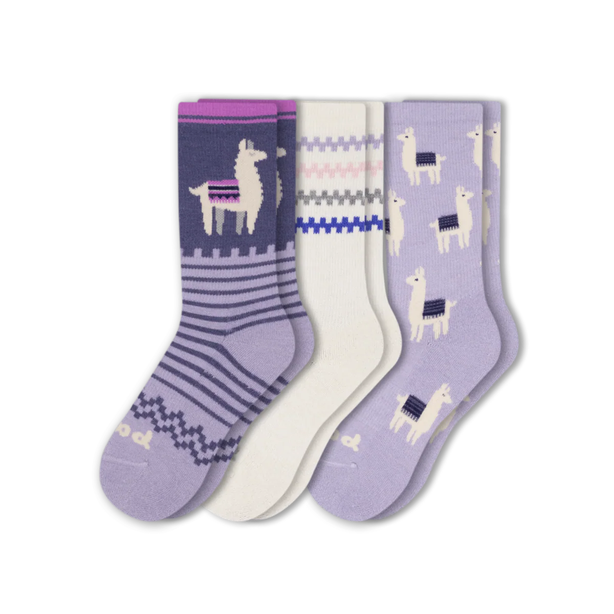 3 Pack - Women's Crew Pacas Socks - Image 218