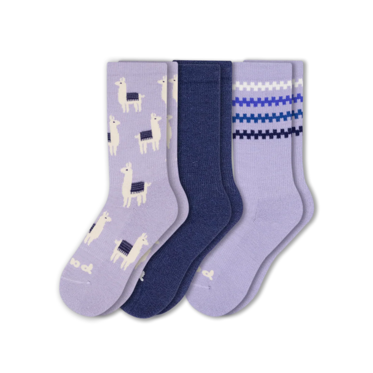 3 Pack - Women's Crew Pacas Socks - Image 219