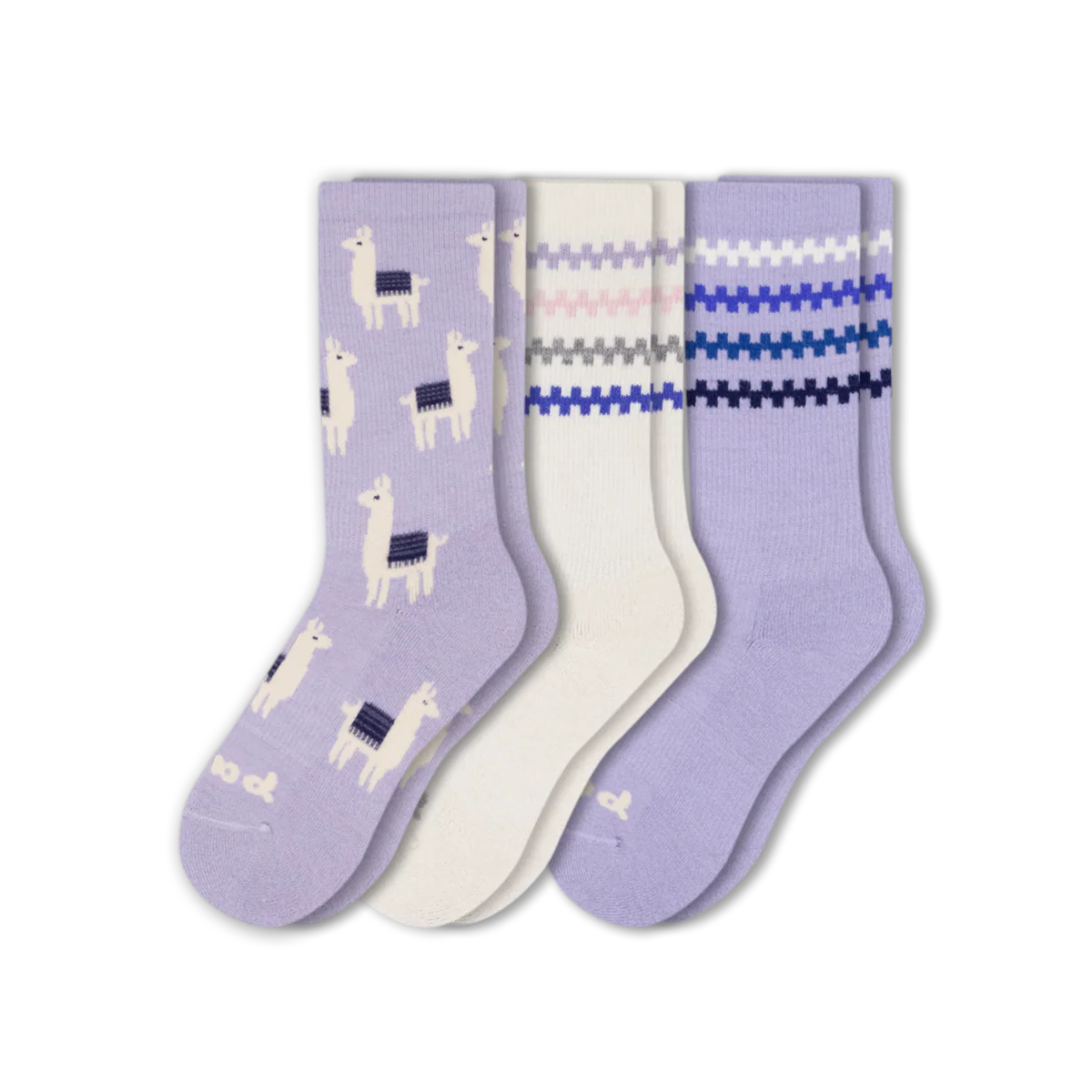3 Pack - Women's Crew Pacas Socks - Image 225