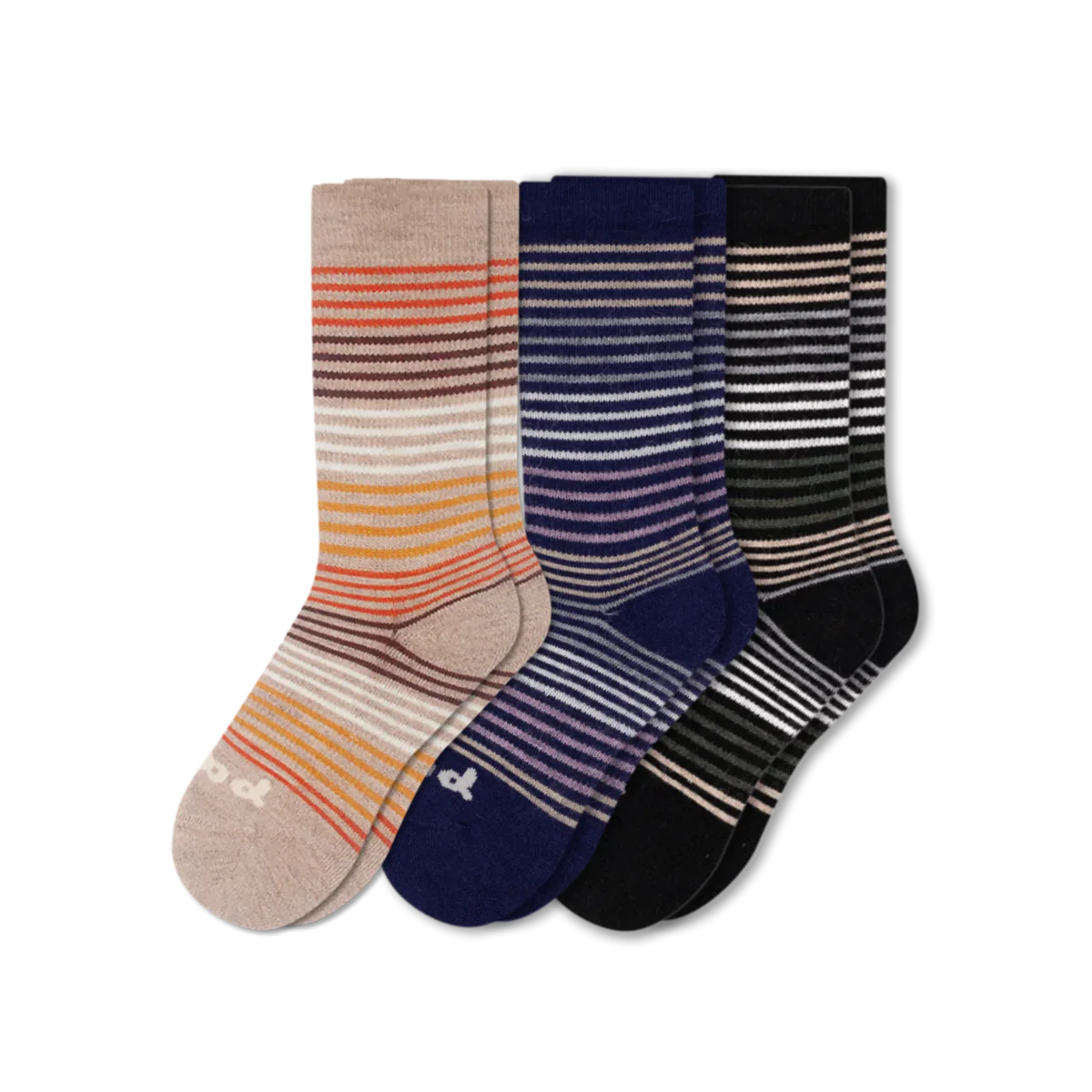 3 Pack - Women's Crew Pacas Socks - Image 228