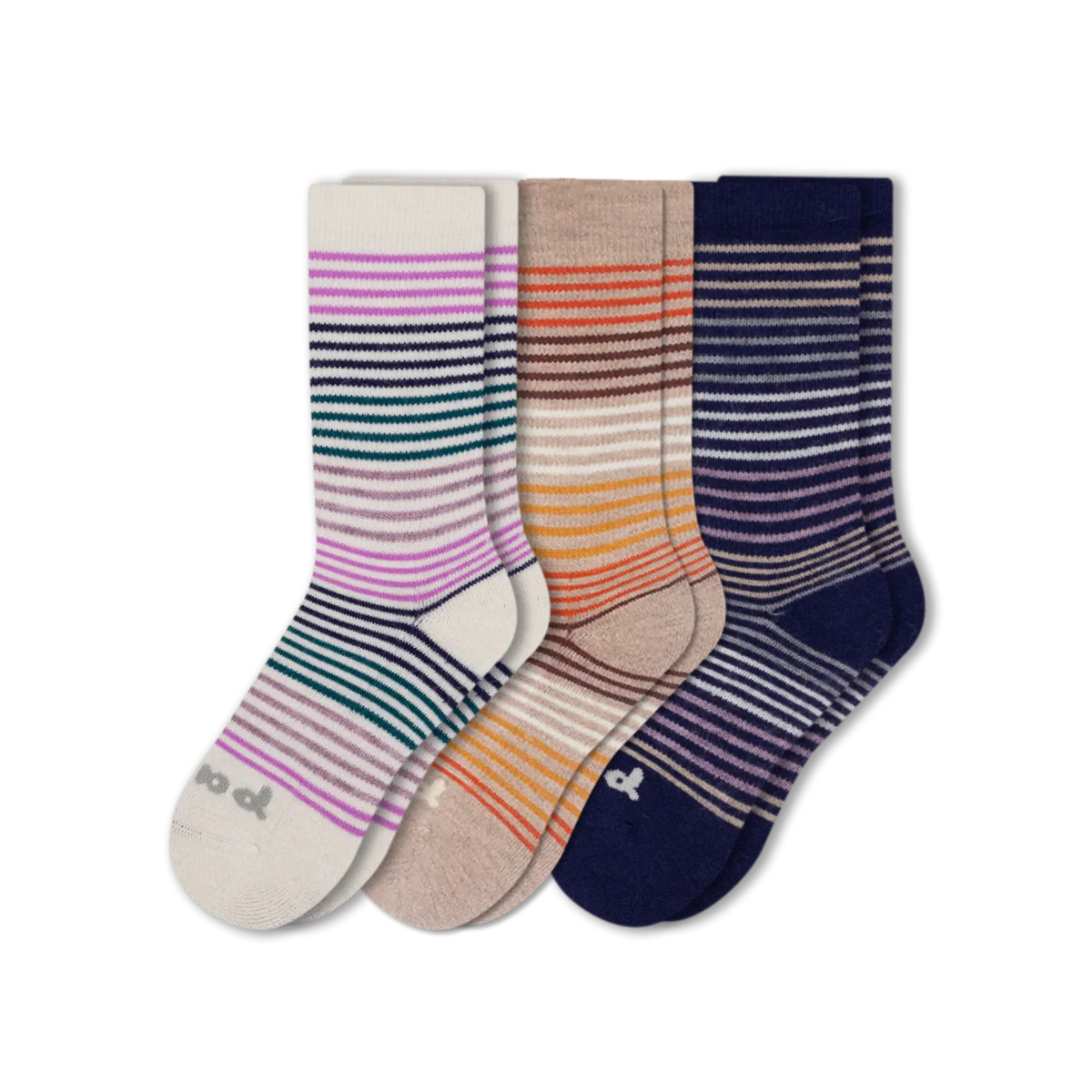 3 Pack - Women's Crew Pacas Socks - Image 232