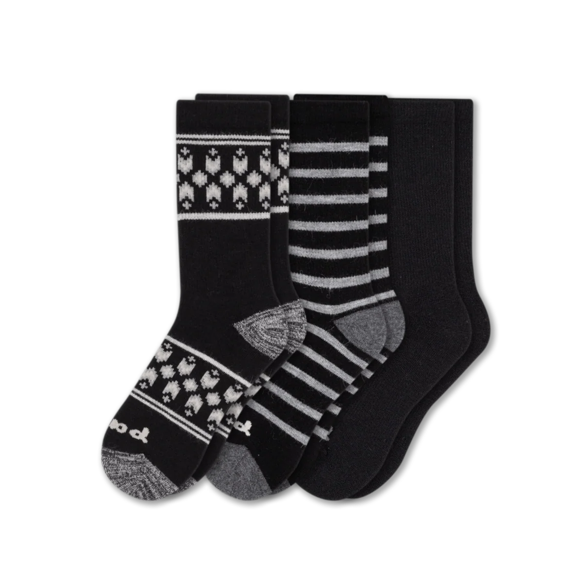 3 Pack - Women's Crew Pacas Socks - Image 236