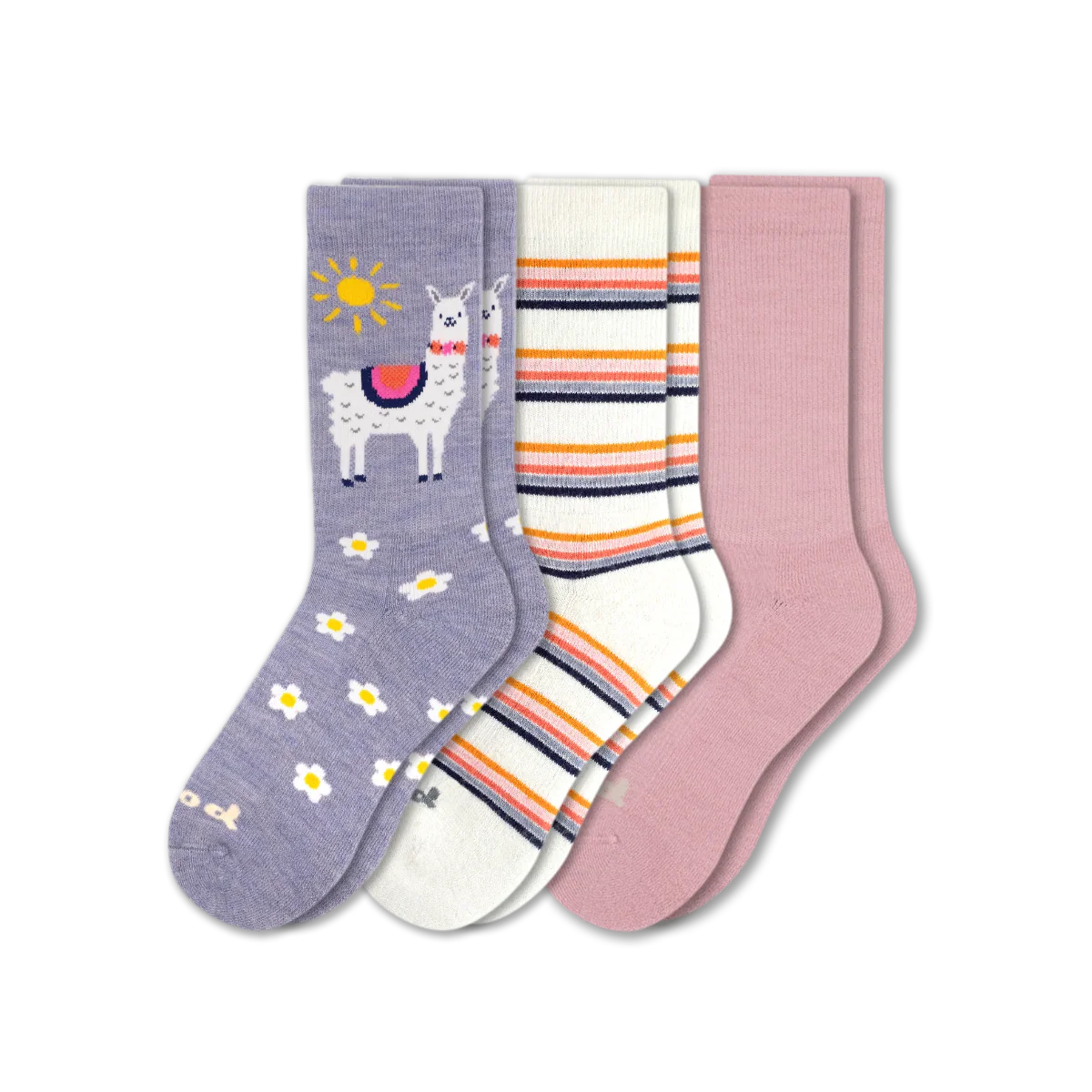 3 Pack - Women's Crew Pacas Socks - Image 245