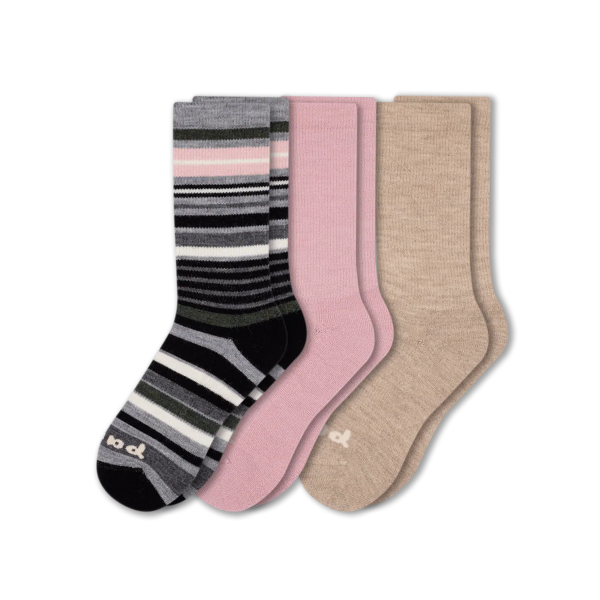 3 Pack - Women's Crew Pacas Socks - Image 247