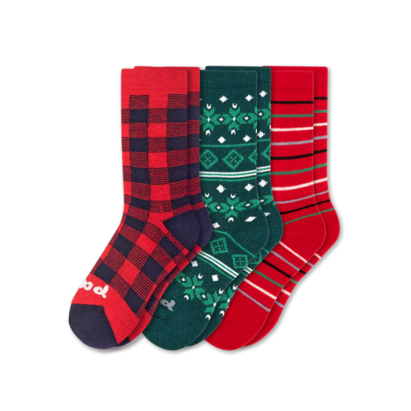 3 Pack - Women's Crew Pacas Socks - Image 30