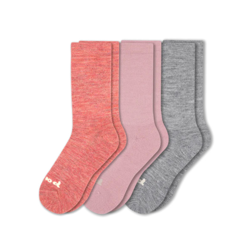 3 Pack - Women's Crew Pacas Socks - Image 37
