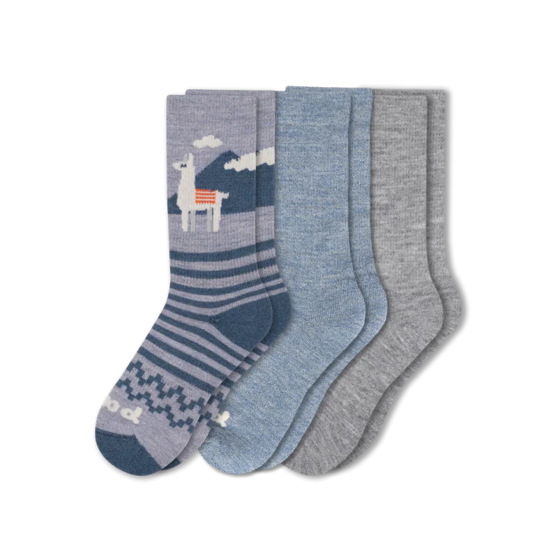 3 Pack - Women's Crew Pacas Socks - Image 39