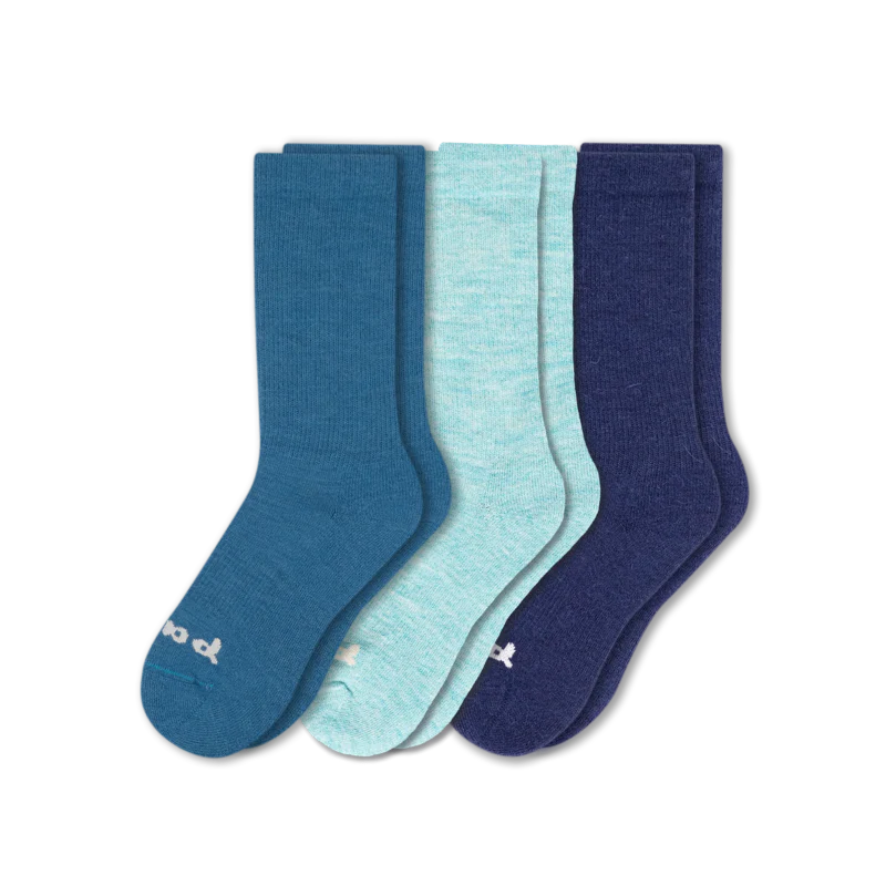 3 Pack - Women's Crew Pacas Socks - Image 58