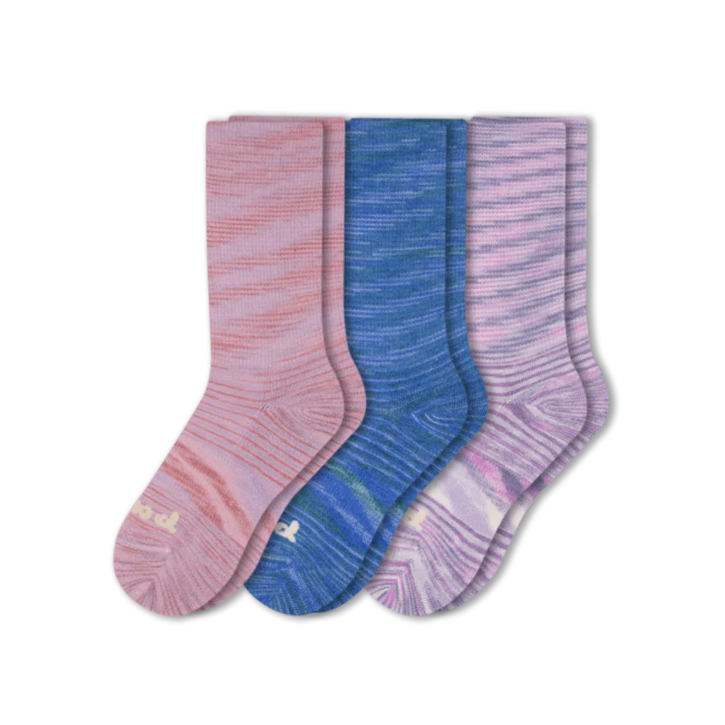3 Pack - Women's Crew Pacas Socks - Image 82