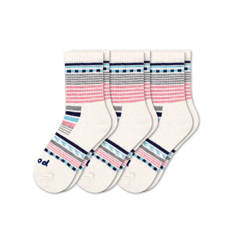 3 Pack - Women's Hiking Crew Pacas Socks - Image 7