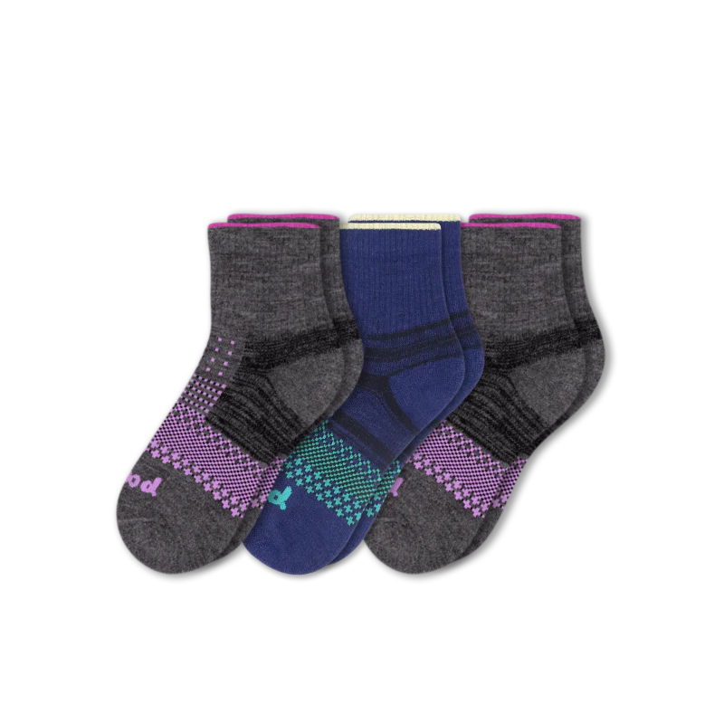 3 Pack - Women's Hiking Quarter Pacas Socks - Image 3