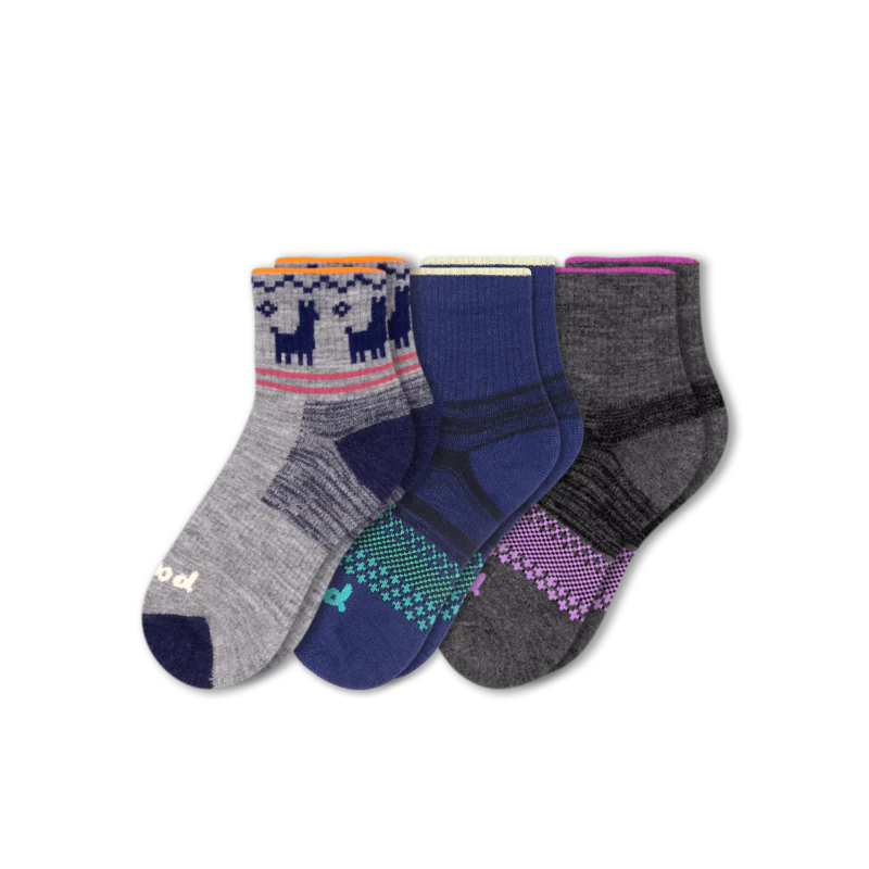 3 Pack - Women's Hiking Quarter Pacas Socks - Image 4