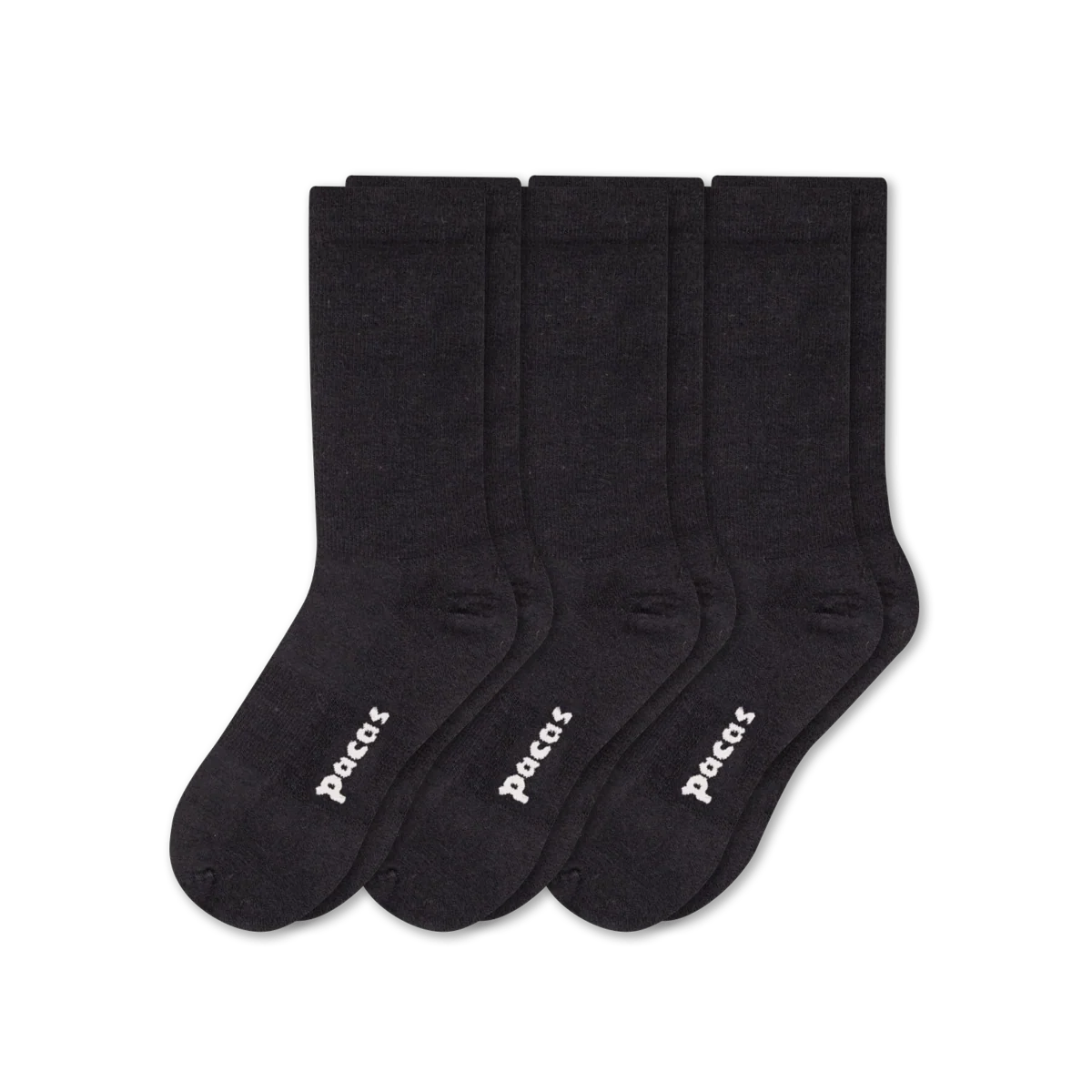 3 Pack - Women's Light-Weight Crew Pacas Socks - Image 209