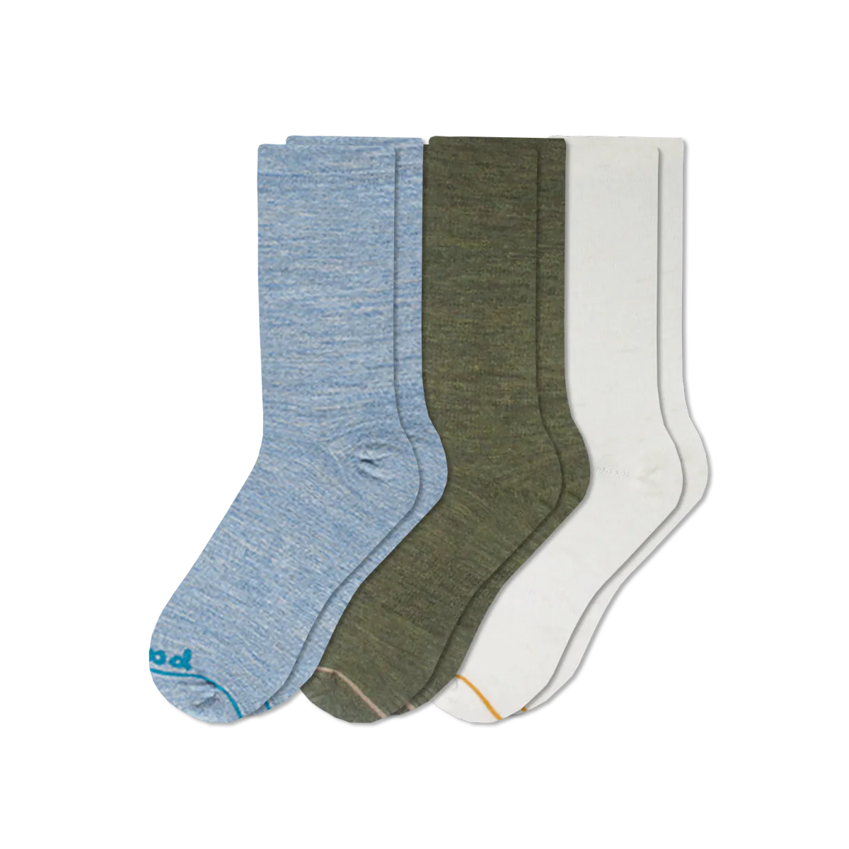 3 Pack - Women's Light-Weight Crew Pacas Socks - Image 210