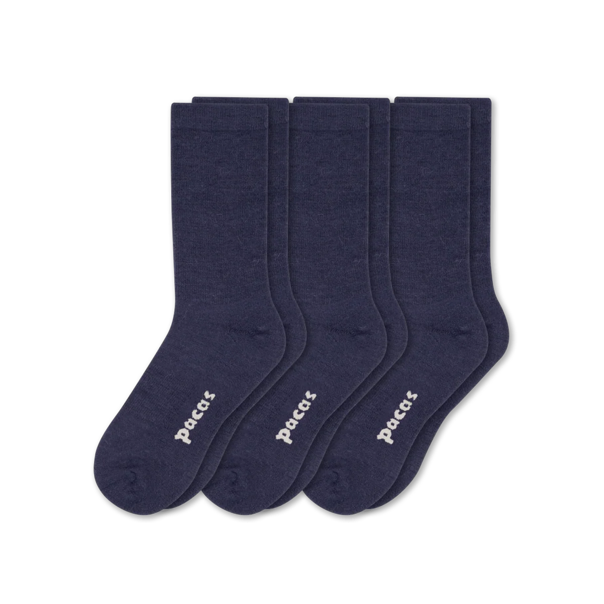 3 Pack - Women's Light-Weight Crew Pacas Socks - Image 216