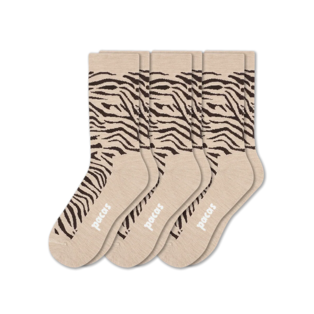 3 Pack - Women's Light-Weight Crew Pacas Socks - Image 224