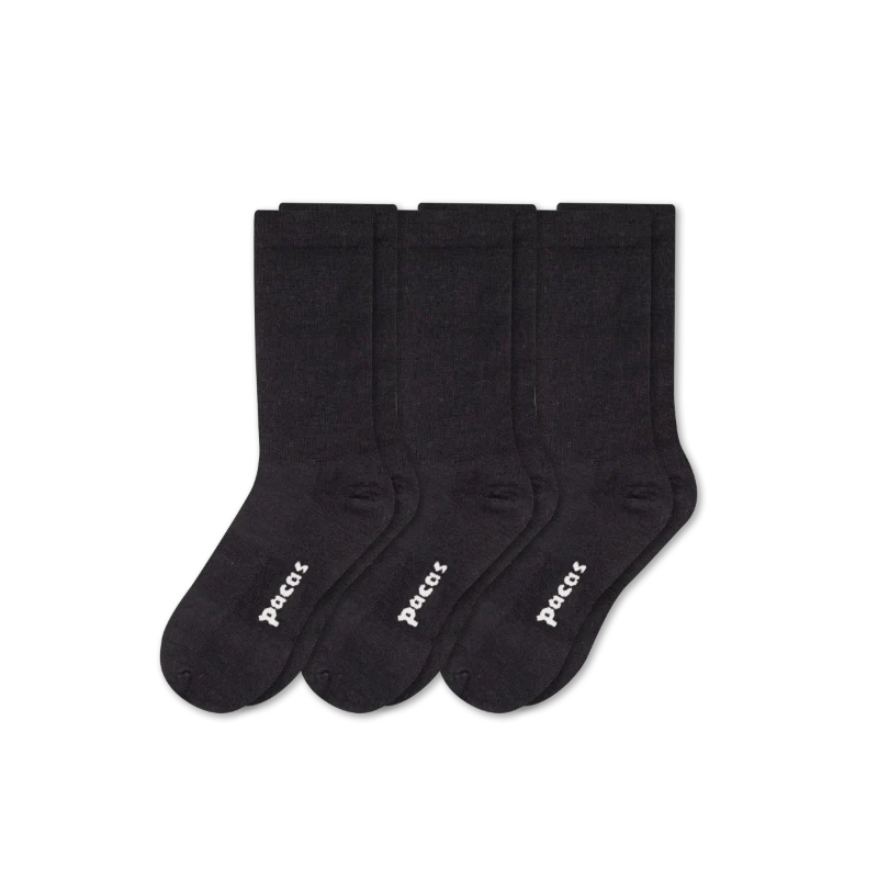 3 Pack - Women's Light-Weight Crew Pacas Socks - Image 4