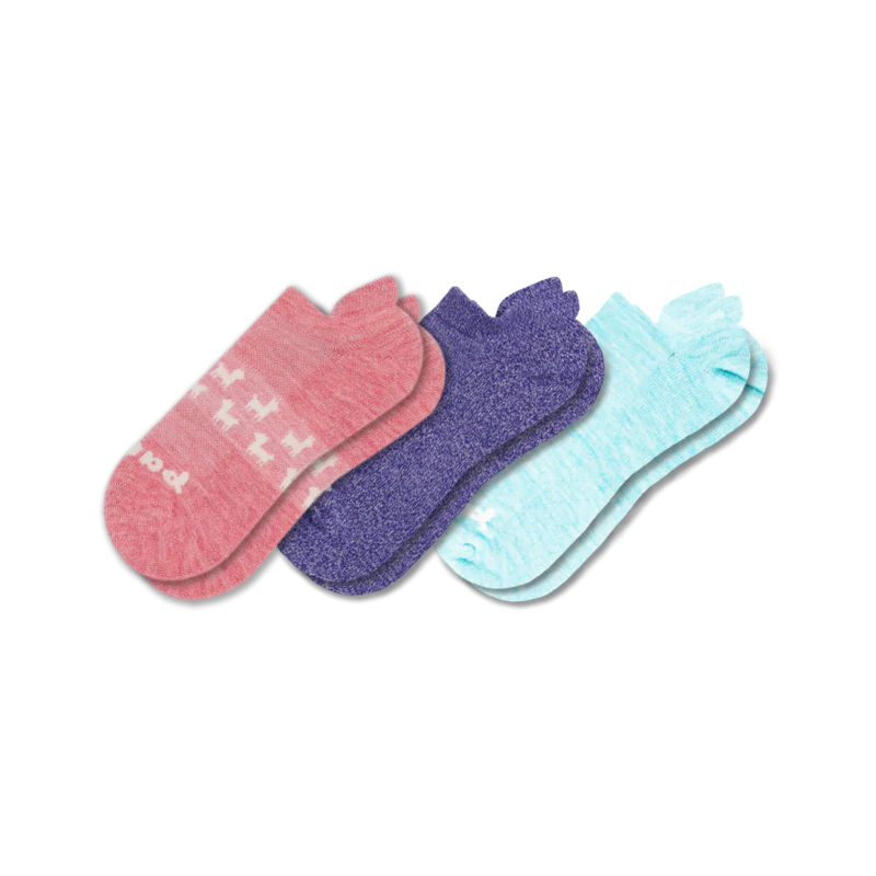 3 Pack - Women's Low Cut Pacas Socks - Image 106