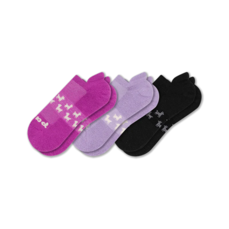 3 Pack - Women's Low Cut Pacas Socks - Image 148