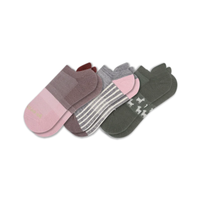 3 Pack - Women's Low Cut Pacas Socks - Image 196
