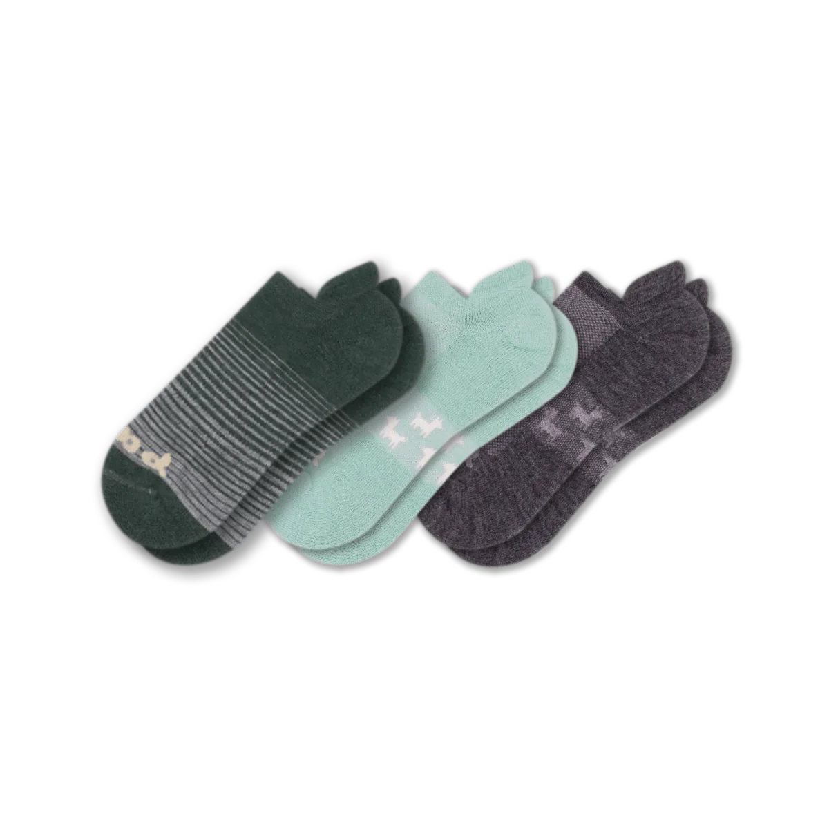 3 Pack - Women's Low Cut Pacas Socks - Image 242