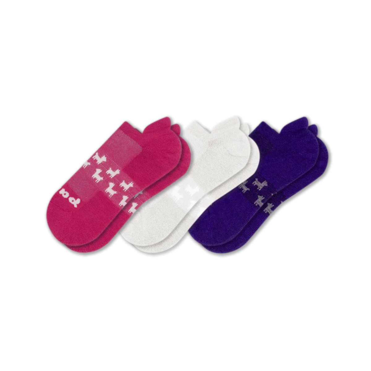 3 Pack - Women's Low Cut Pacas Socks - Image 244