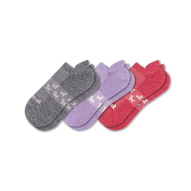 3 Pack - Women's Low Cut Pacas Socks - Image 34