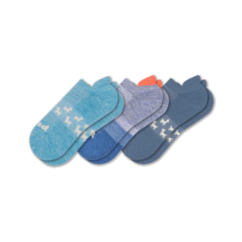 3 Pack - Women's Low Cut Pacas Socks - Image 54