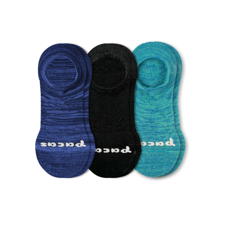 3 Pack - Women's No Show Socks - Image 24