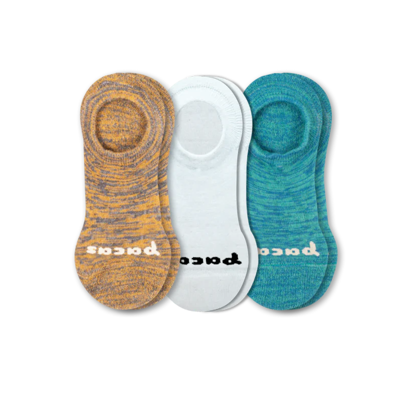 3 Pack - Women's No Show Socks - Image 29