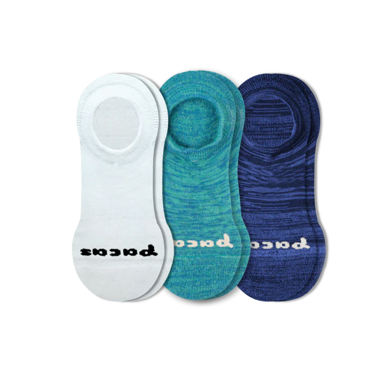 3 Pack - Women's No Show Socks - Image 34