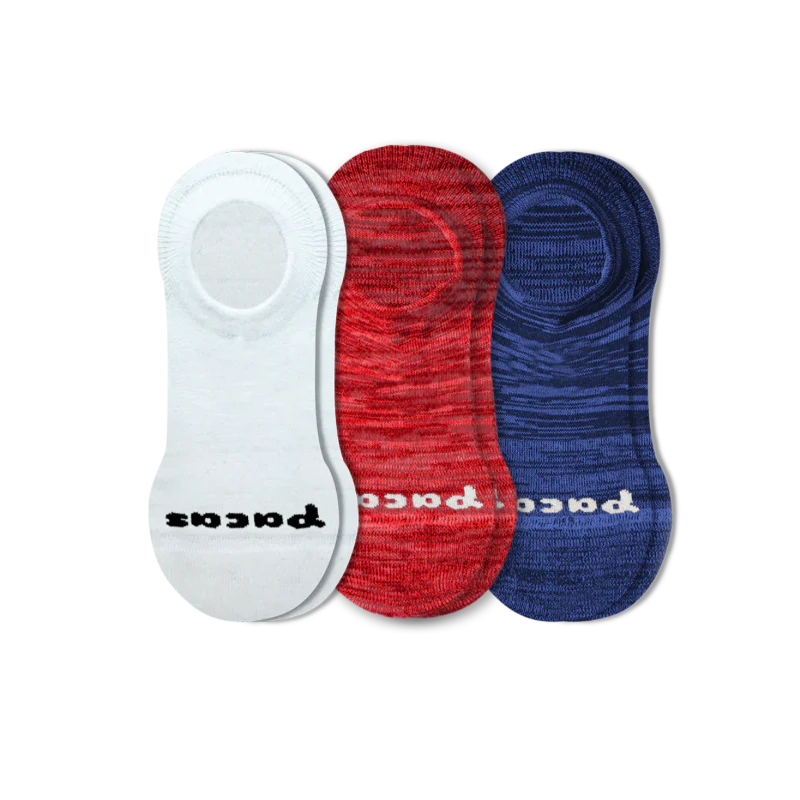 3 Pack - Women's No Show Socks - Image 36