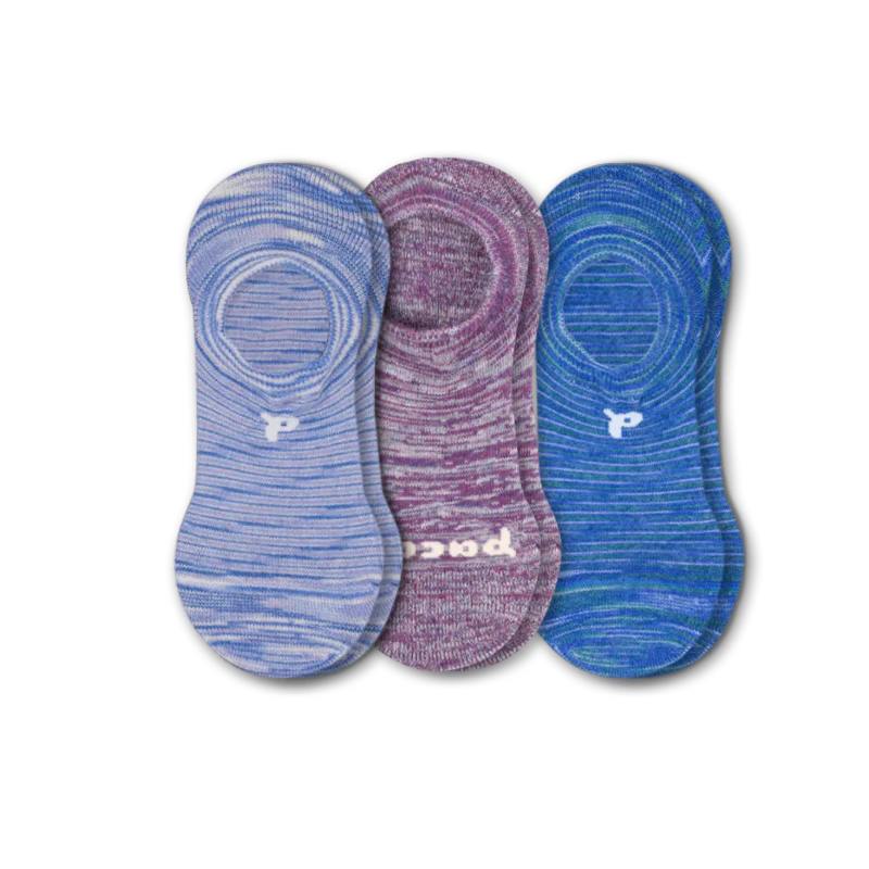 3 Pack - Women's No Show Socks - Image 44